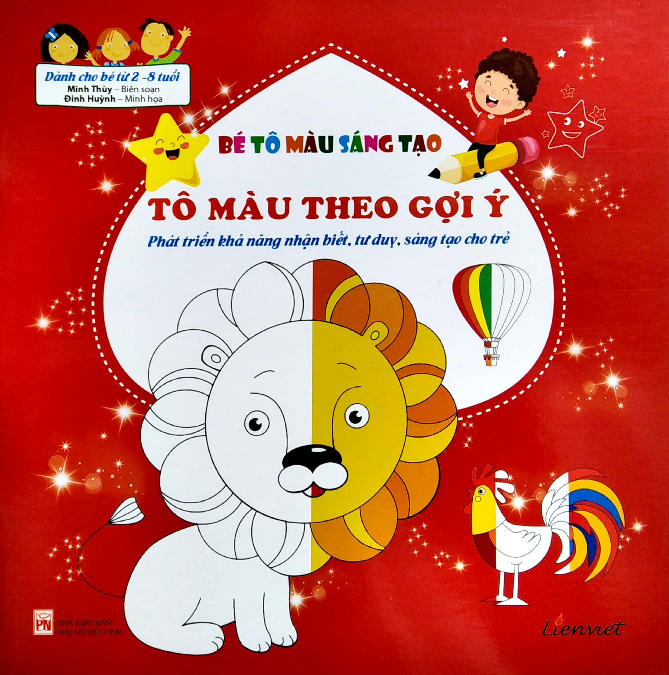 bé tô màu sáng tạo - tô màu theo gợi ý - Ảnh 2