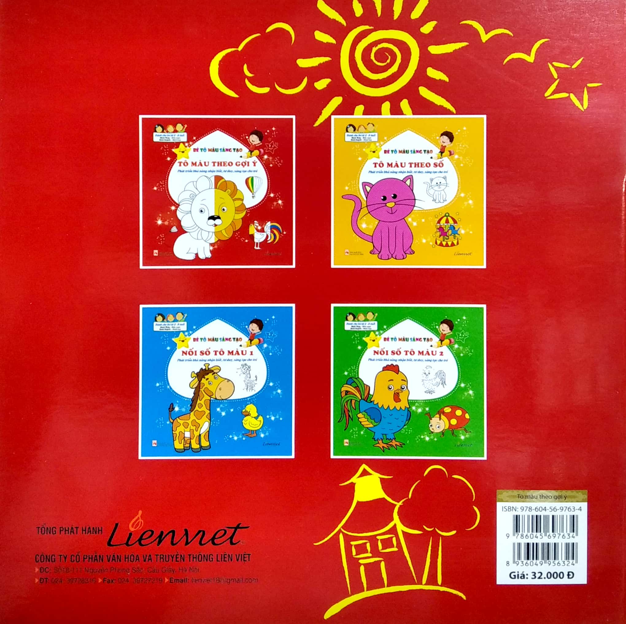 bé tô màu sáng tạo - tô màu theo gợi ý - Ảnh 6