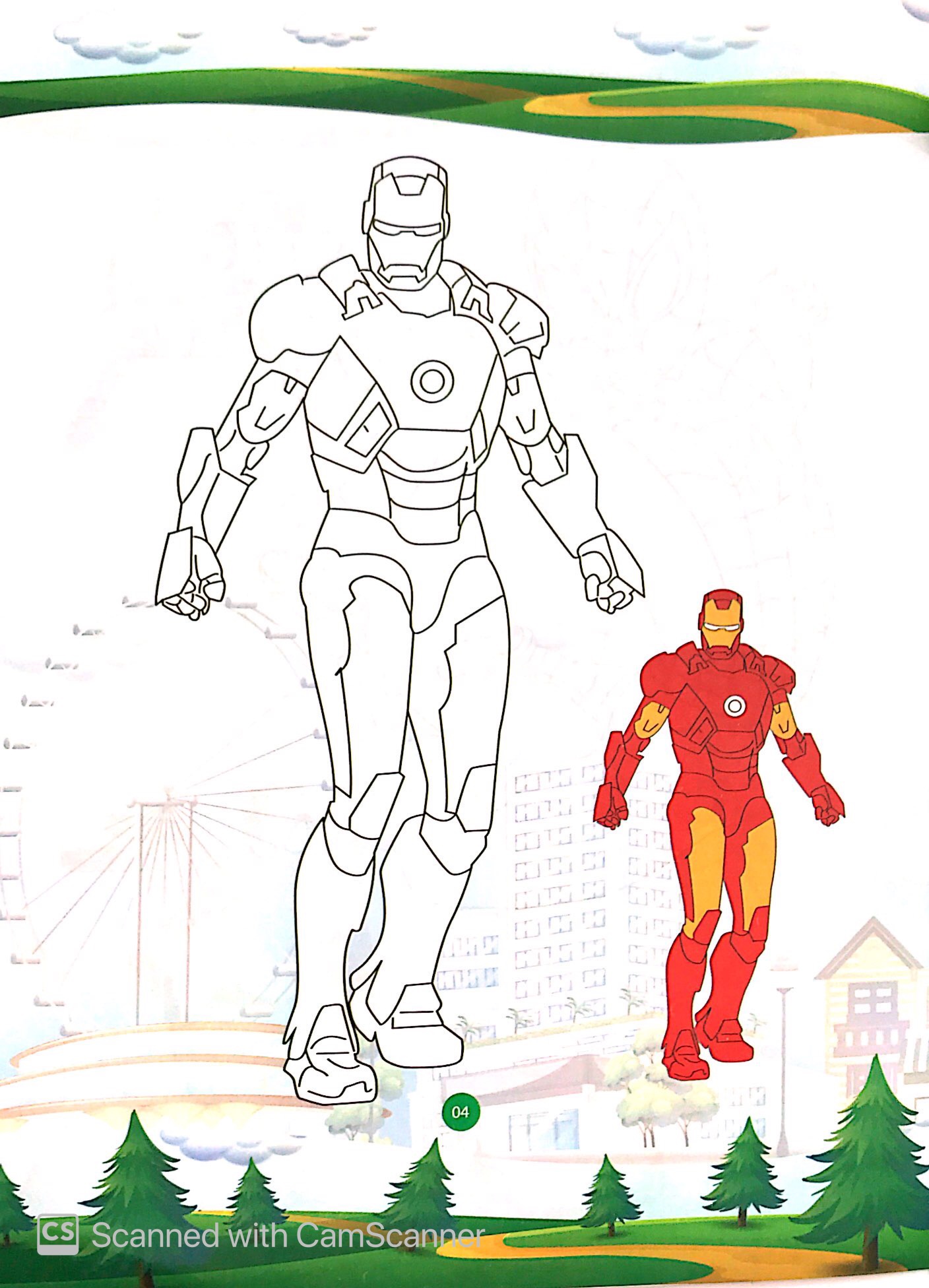 bé tô màu siêu anh hùng - Ảnh 6