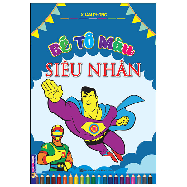 bé tô màu siêu nhân