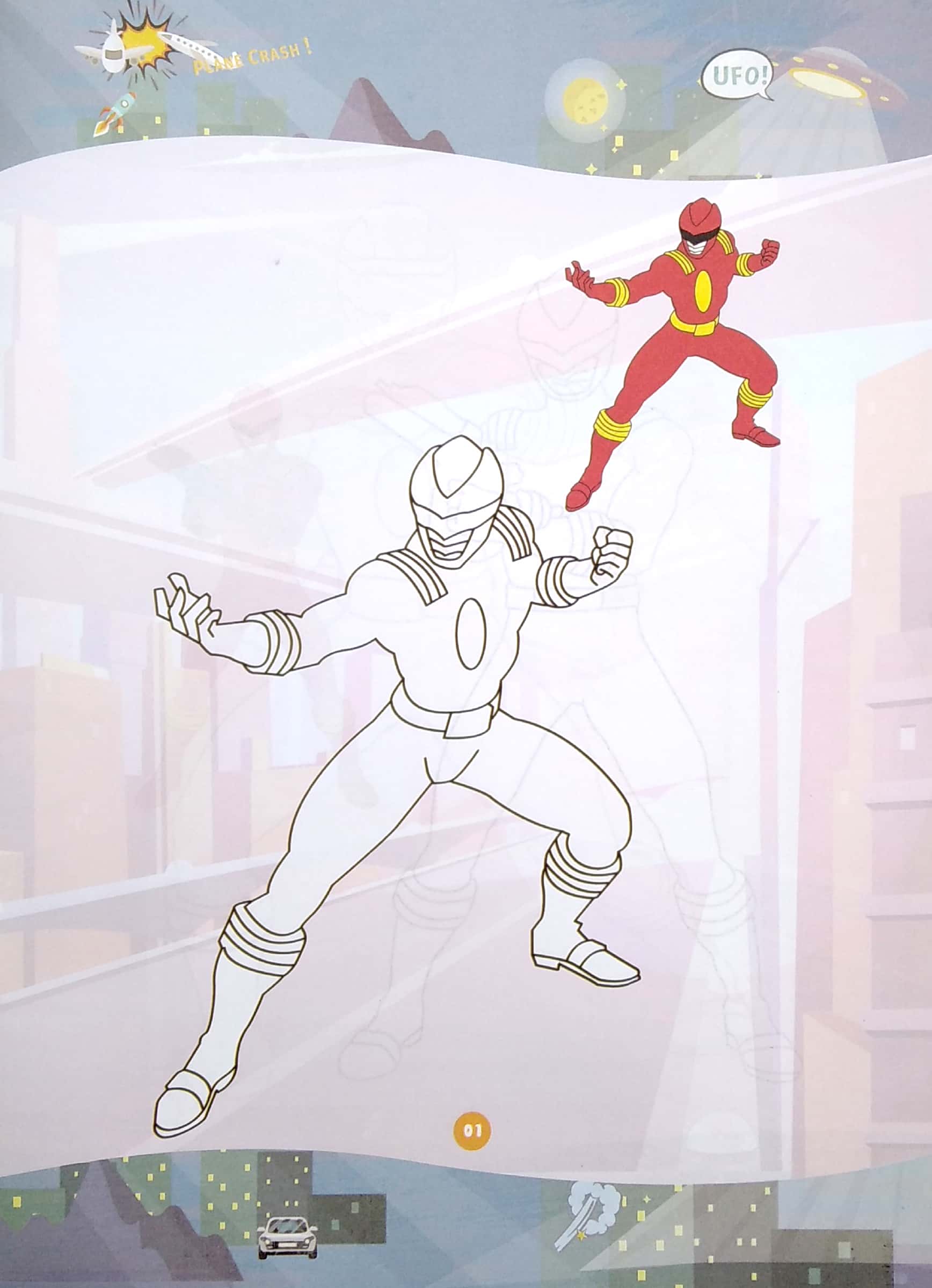 bé tô màu siêu nhân - Ảnh 3