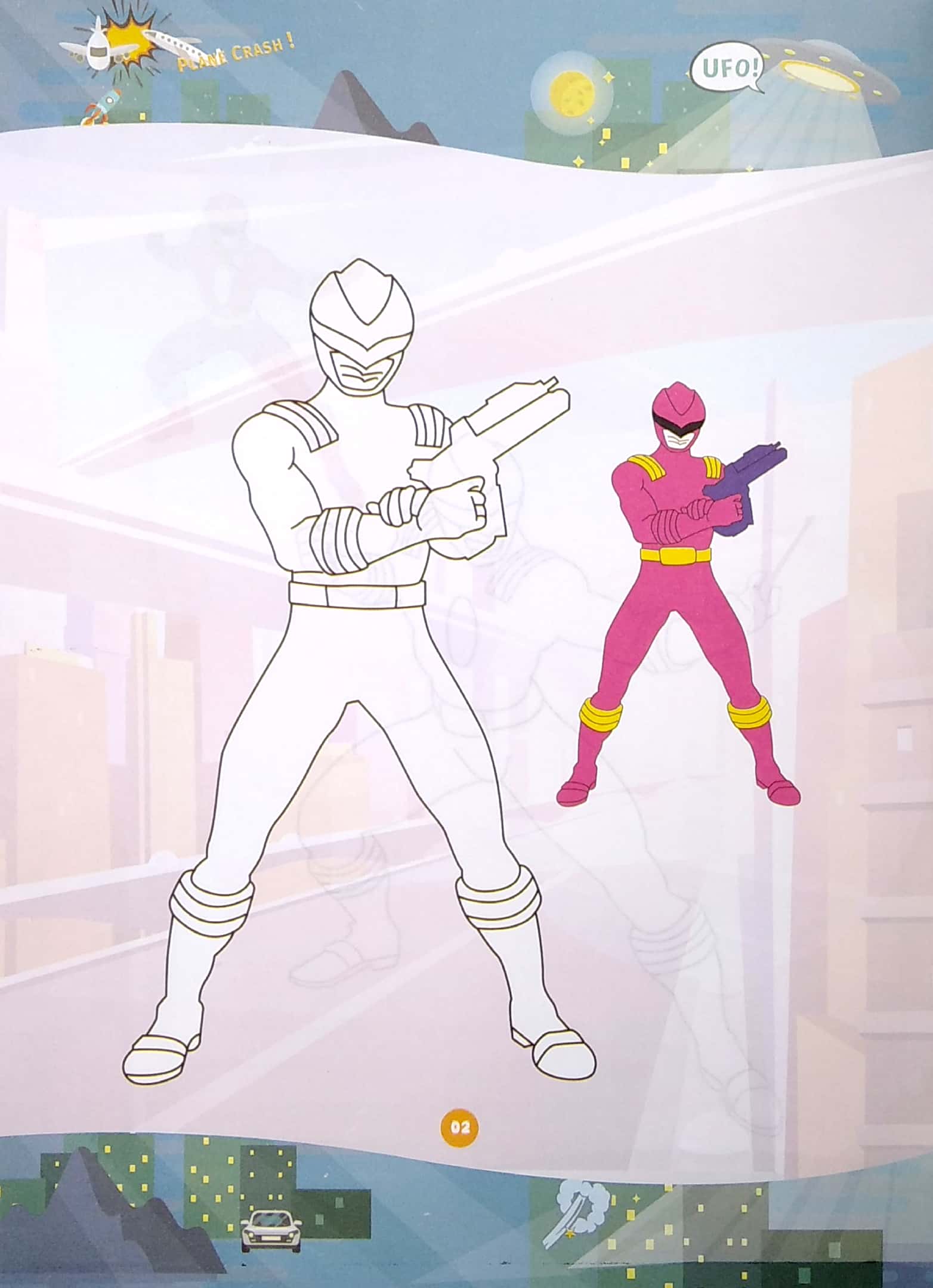 bé tô màu siêu nhân - Ảnh 4