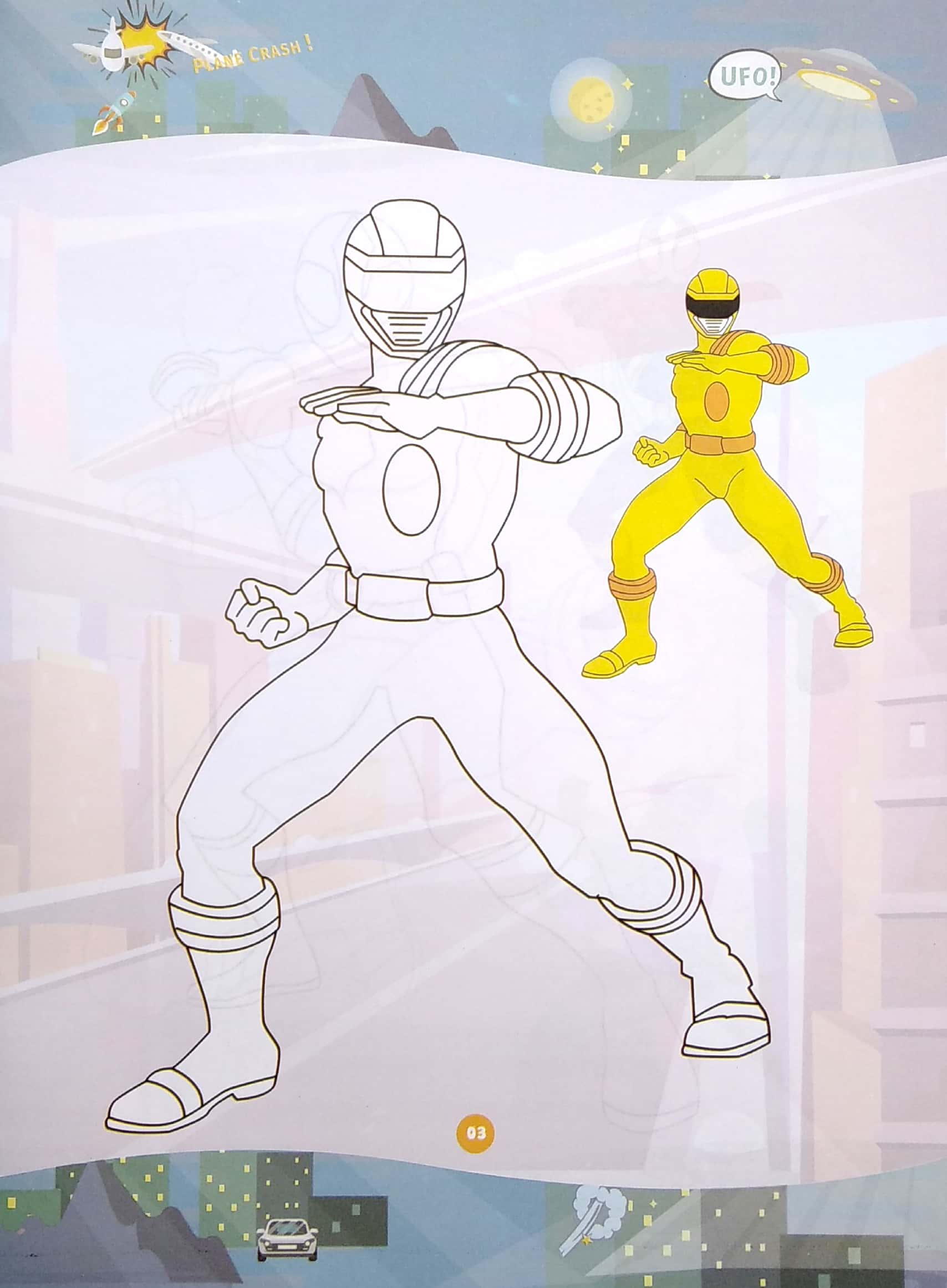 bé tô màu siêu nhân - Ảnh 5