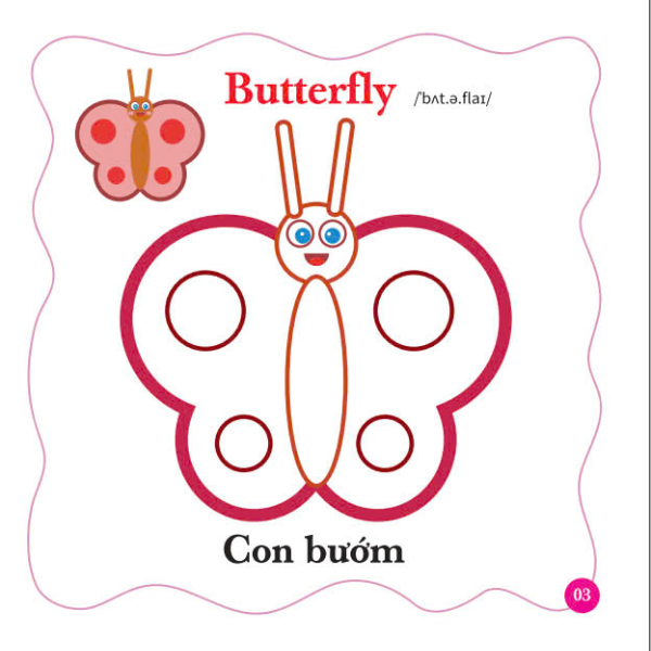 bé tô màu thế giới xung quanh - song ngữ anh-việt - con vật đáng yêu - Ảnh 4