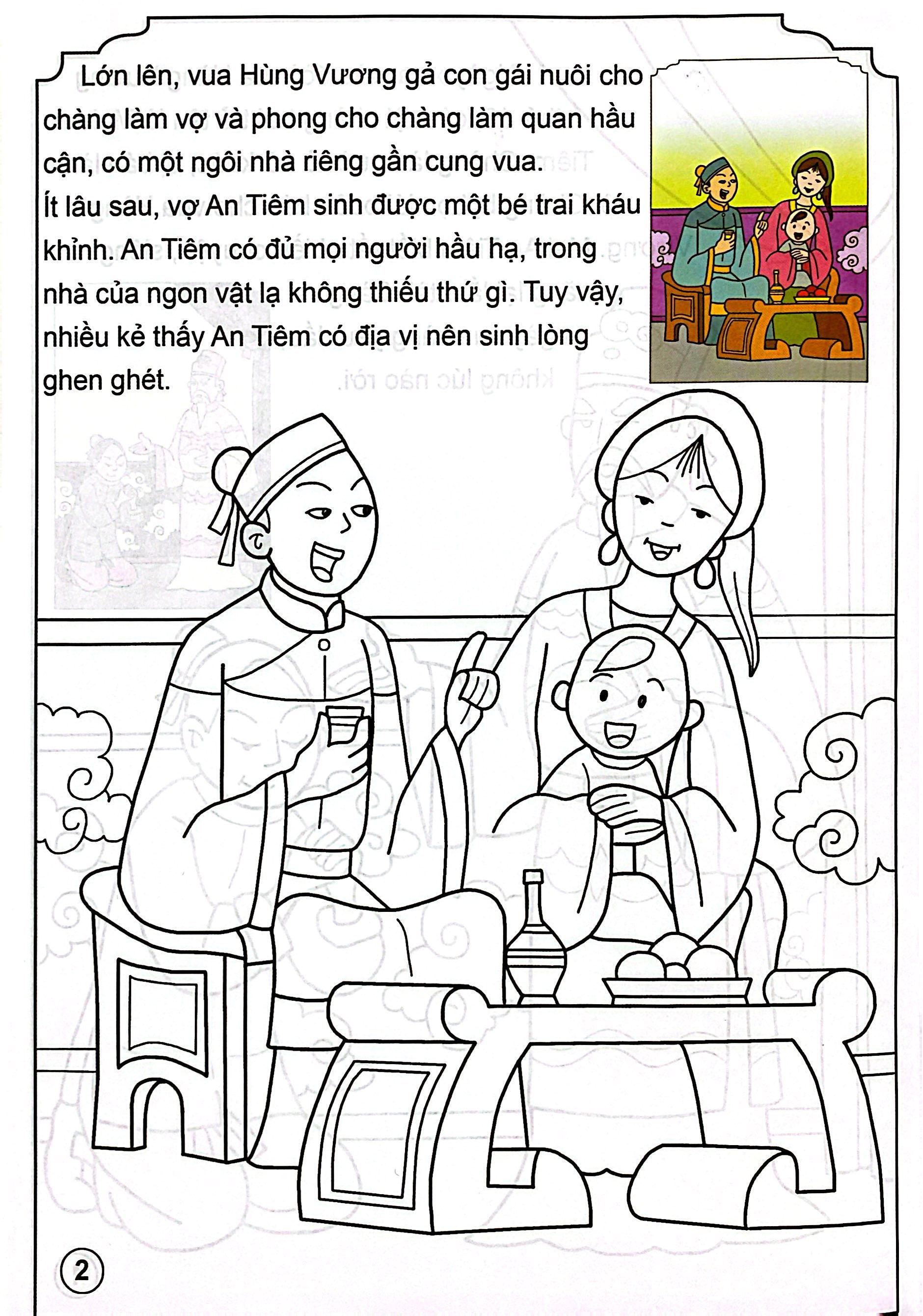 Bé Tô Màu Và Đọc Truyện - Cổ Tích Việt Nam - Sự Tích Dưa Hấu (Tái Bản 2025) - Ảnh 4