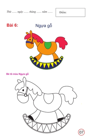 bé tô màu và làm quen với môi trường - đồ chơi, đồ dùng của bé - Ảnh 10