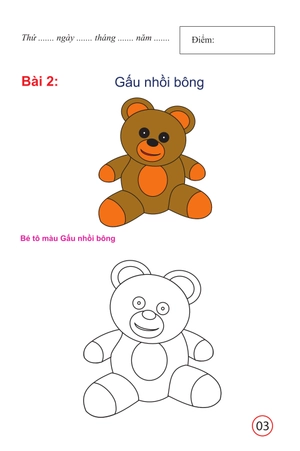 bé tô màu và làm quen với môi trường - đồ chơi, đồ dùng của bé - Ảnh 6