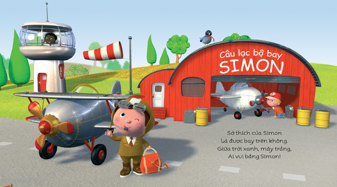 bé trai - máy bay - Ảnh 3