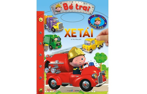 bé trai - xe tải - Ảnh 3