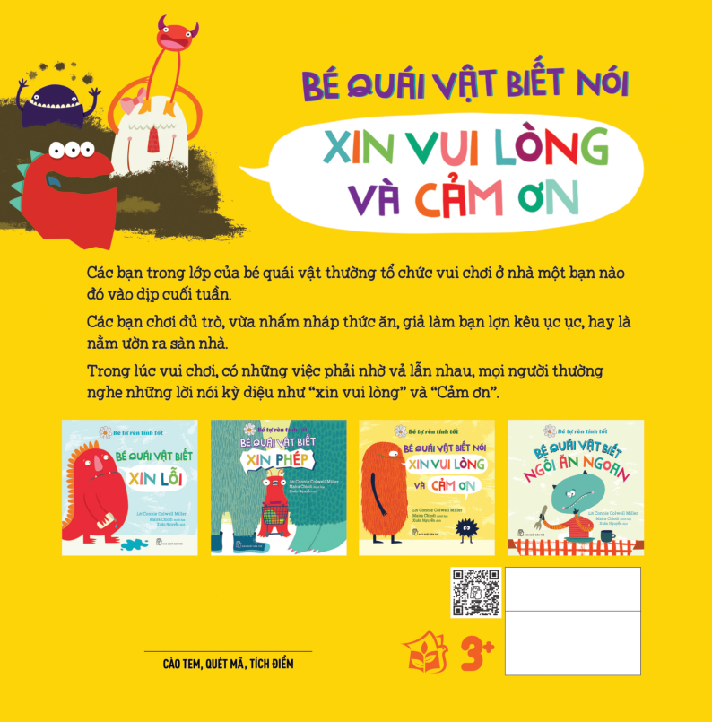 bé tự rèn luyện tình tôt - bé quái vật biết nói xin vui lòng và cảm ơn - Ảnh 12