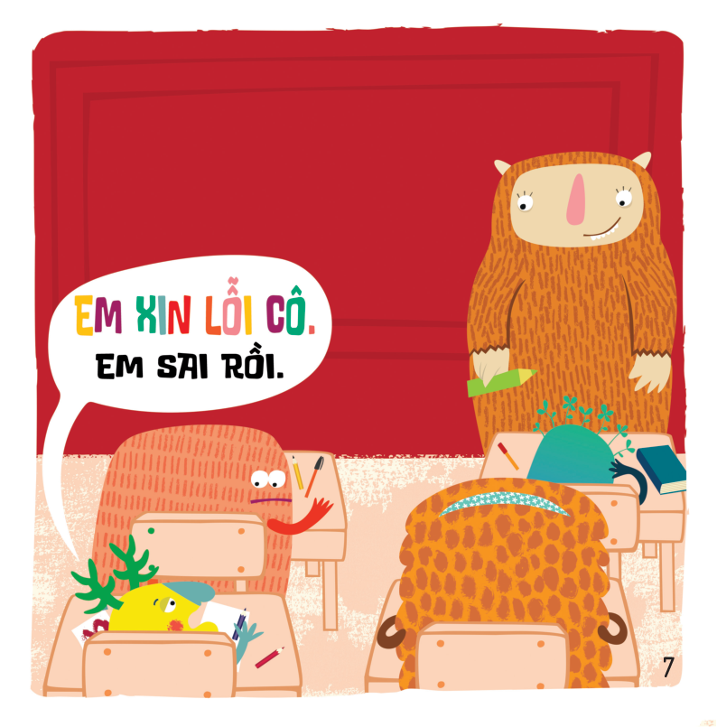 bé tự rèn luyện tình tôt - bé quái vật biết xin lỗi - Ảnh 9