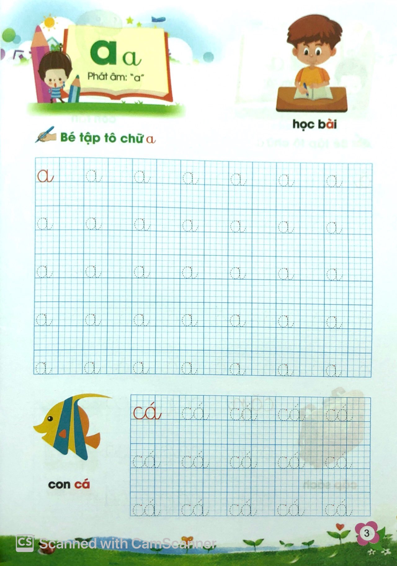 bé tự tin vào lớp 1 - bé tô chữ và ghép vần - Ảnh 4