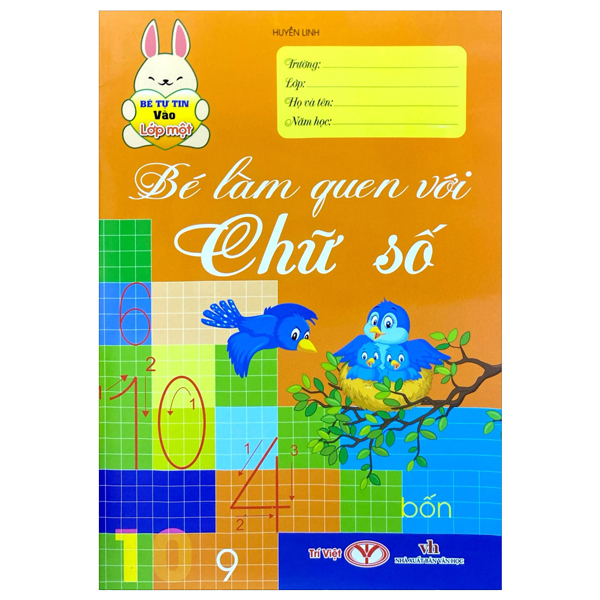 bé tự tin vào lớp một - bé làm quen với chữ số