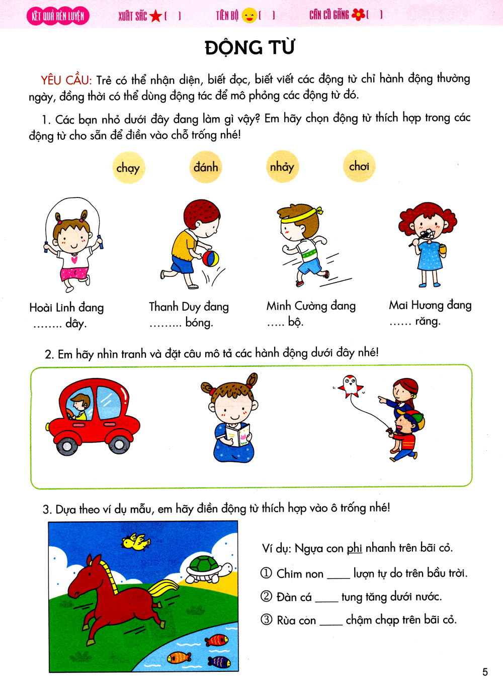 bé vào lớp 1 - bé học ngôn ngữ - Ảnh 6