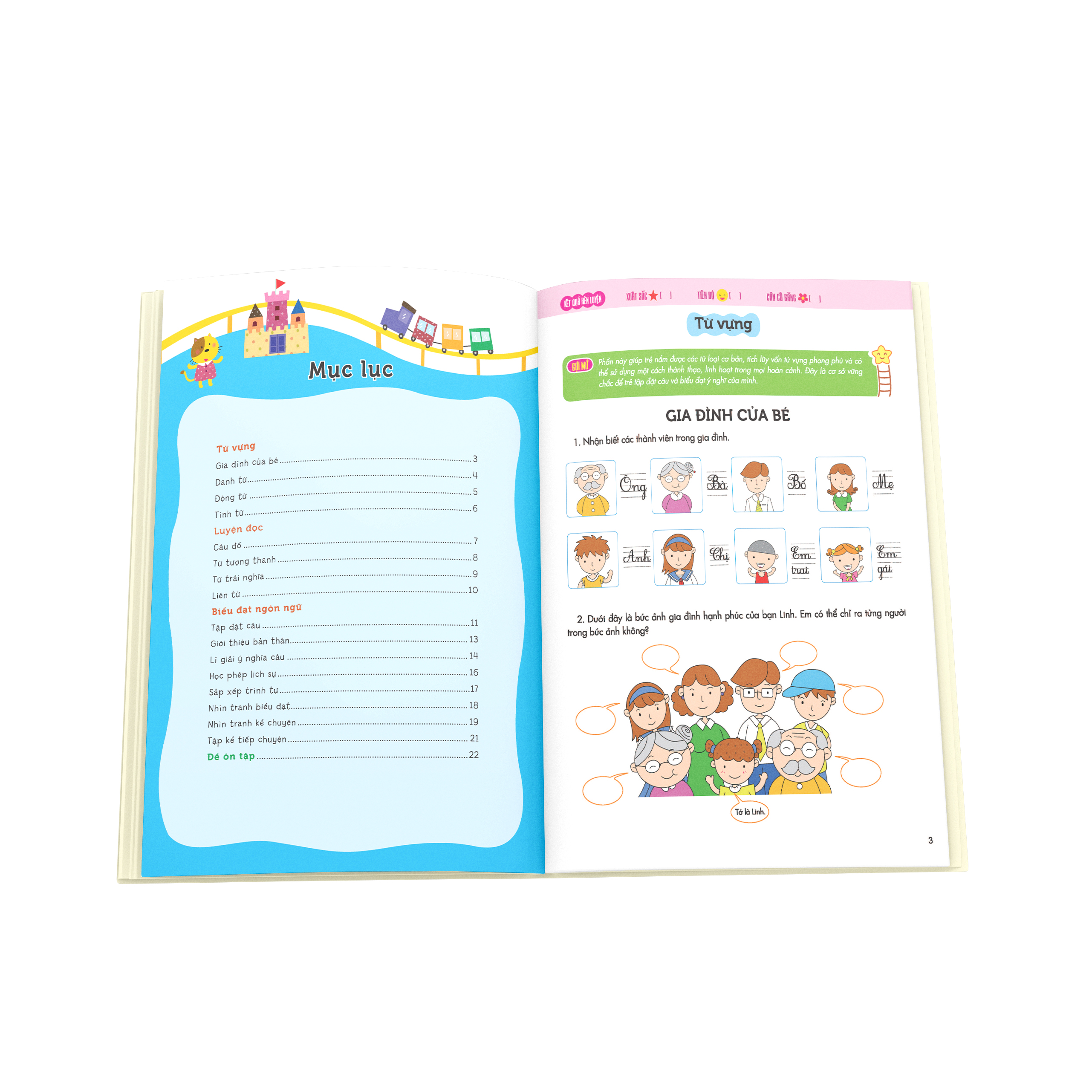 bé vào lớp 1 - bé học ngôn ngữ (dành cho bé từ 4-6 tuổi) - Ảnh 3