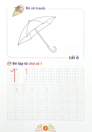 bé vào lớp 1 - bé làm quen với chữ số - Ảnh 5
