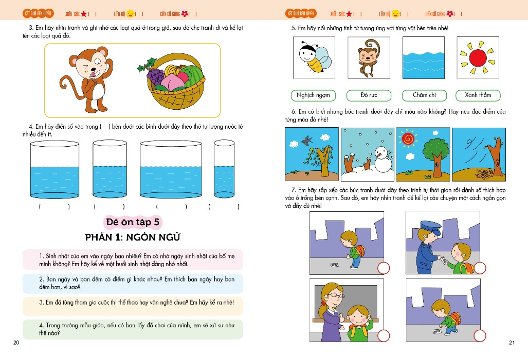 bé vào lớp 1 - đề ôn tập vào lớp 1 - Ảnh 4