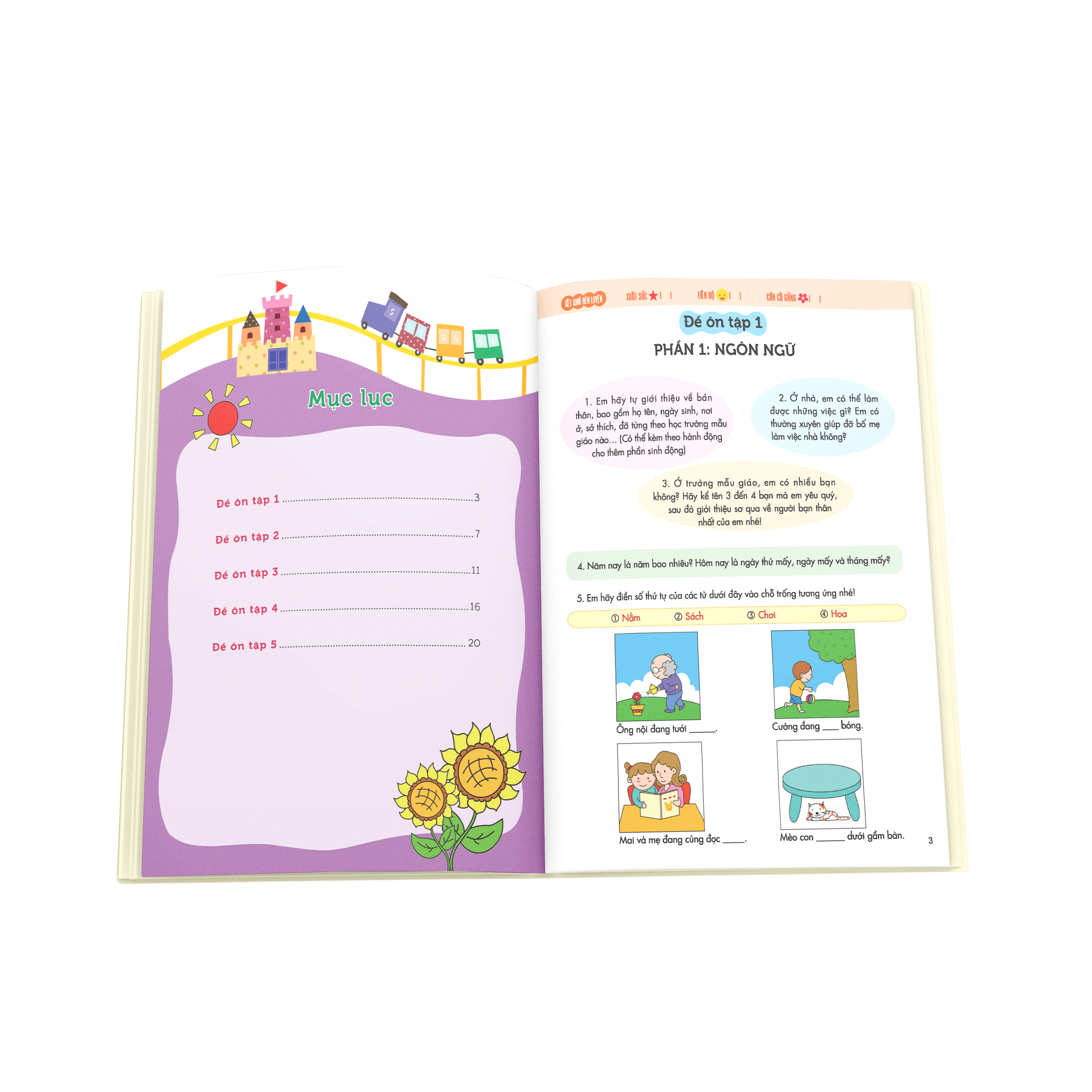 bé vào lớp 1 - đề ôn tập vào lớp 1 (dành cho bé từ 4-6 tuổi) - Ảnh 3