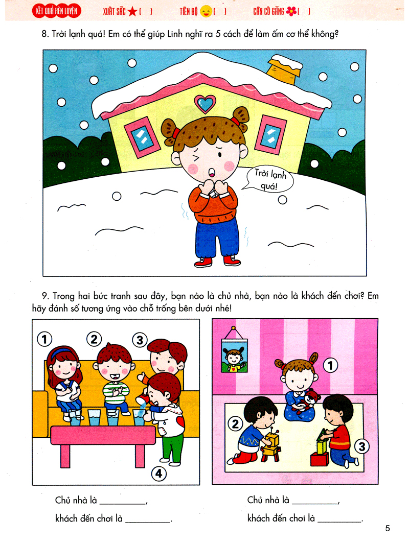 bé vào lớp 1 - đề thi thử vào lớp 1 - Ảnh 7