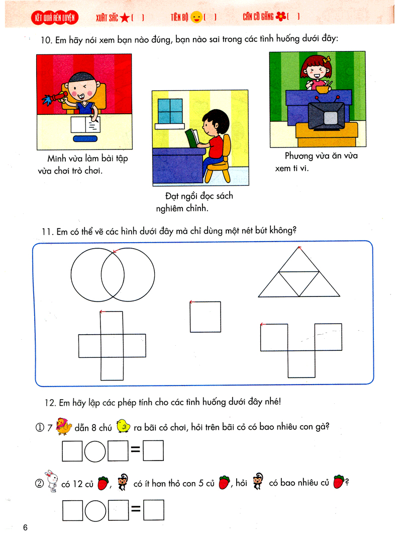 bé vào lớp 1 - đề thi thử vào lớp 1 - Ảnh 8