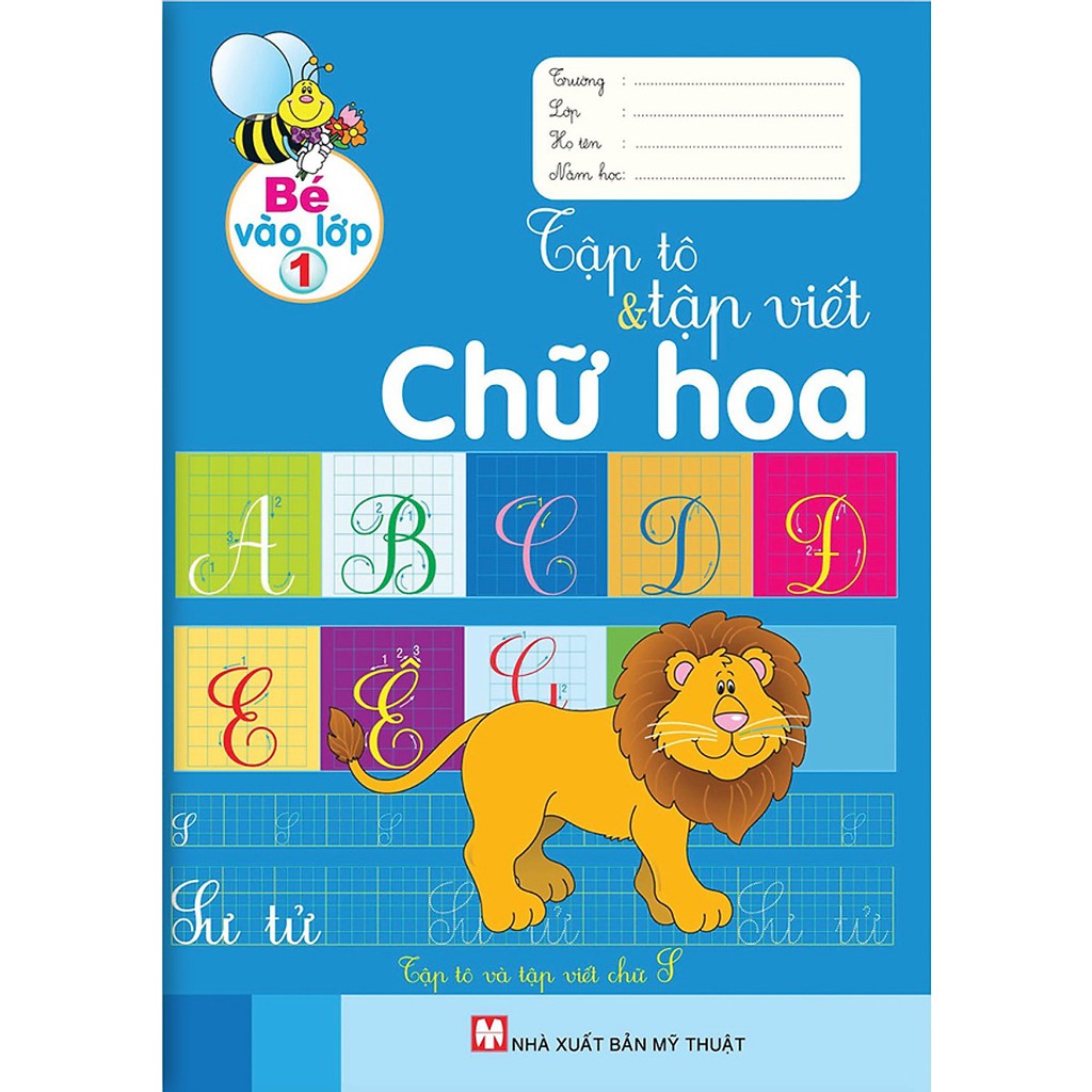 bé vào lớp 1 - tập tô và tập viết chữ hoa - Ảnh 2