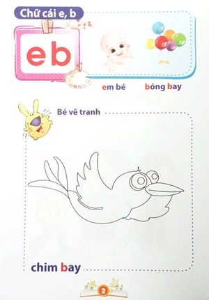 bé vào lớp 1 - vở tập tô chữ mẫu giáo - Ảnh 4