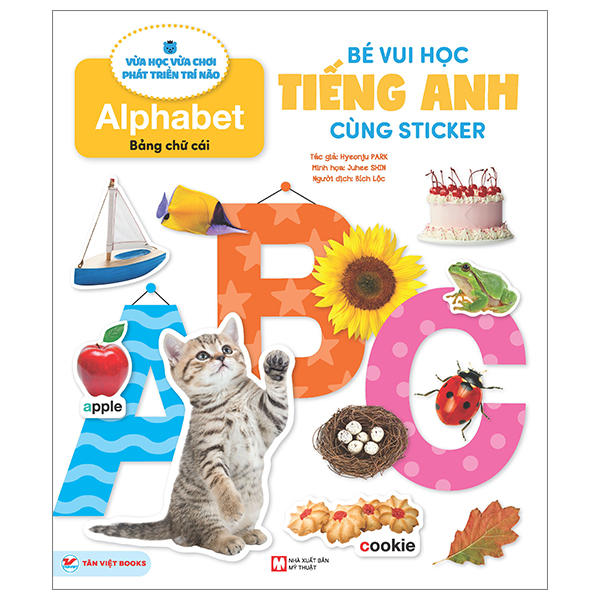 bé vui học tiếng anh cùng sticker - alphabet - bảng chữ cái