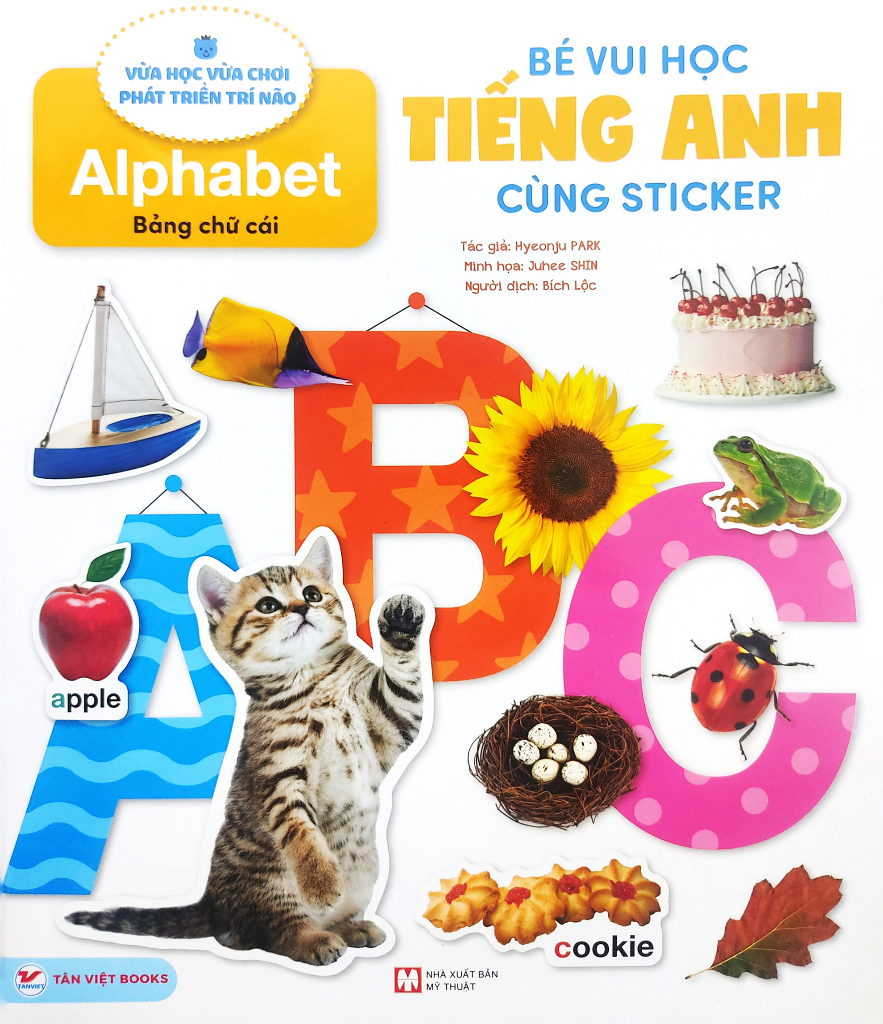 bé vui học tiếng anh cùng sticker - alphabet - bảng chữ cái - Ảnh 2