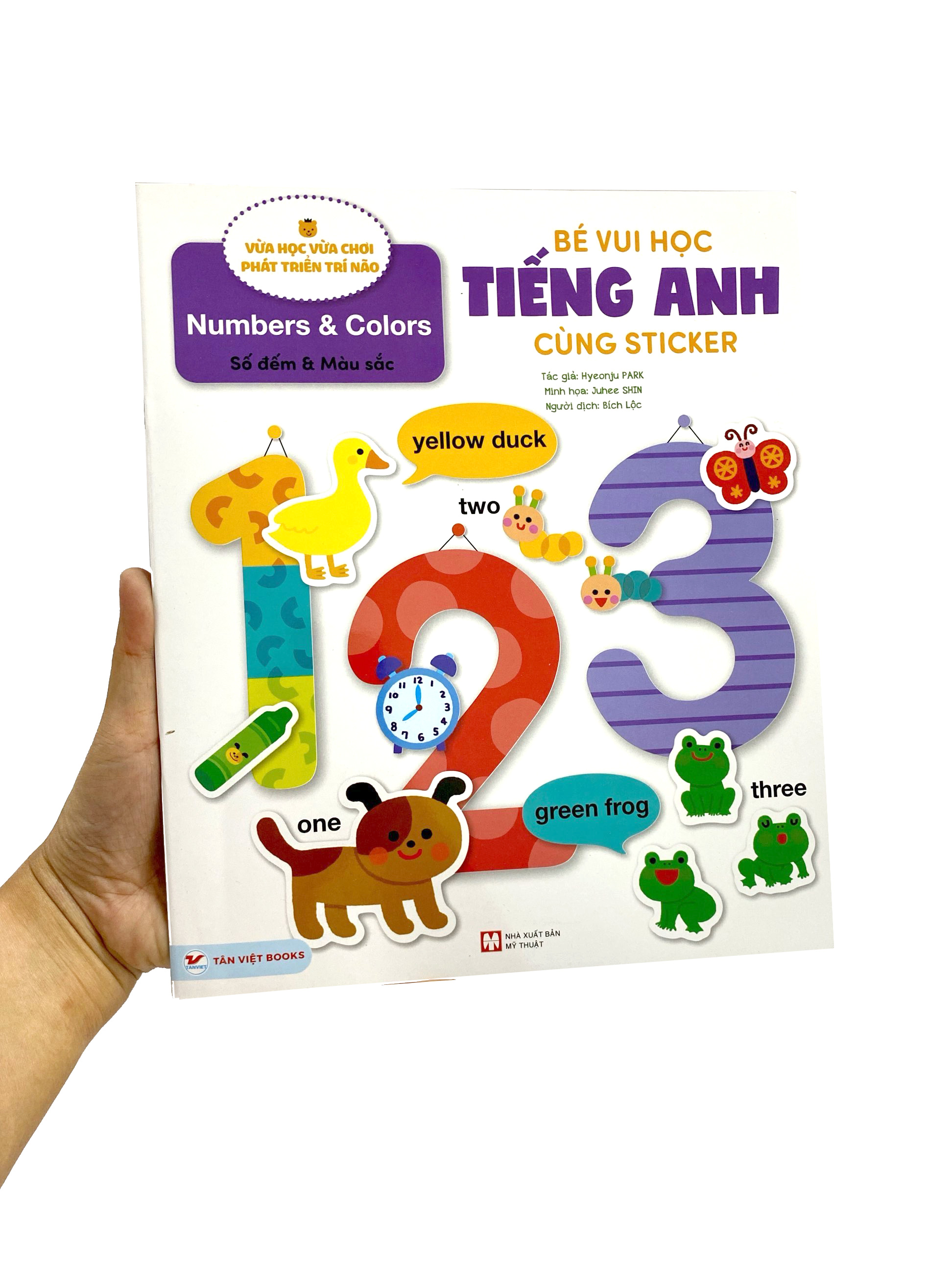 bé vui học tiếng anh cùng sticker - numbers and colors - số đếm và màu sắc - Ảnh 7