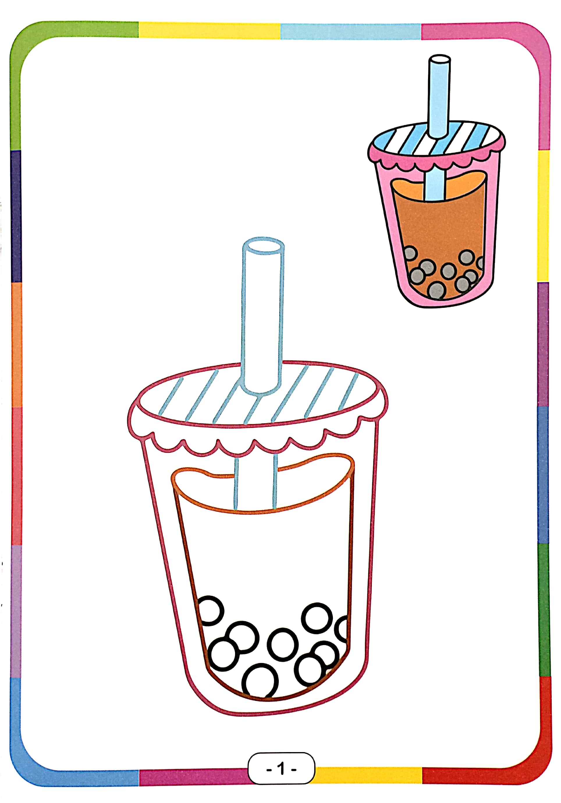 bé vui tô màu - đồ ăn thức uống - Ảnh 3