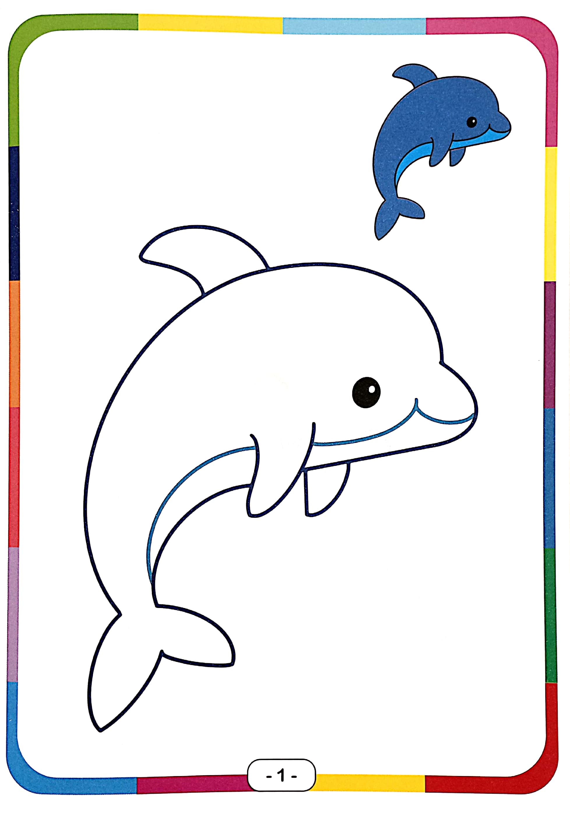 bé vui tô màu - động vật dưới nước - Ảnh 3