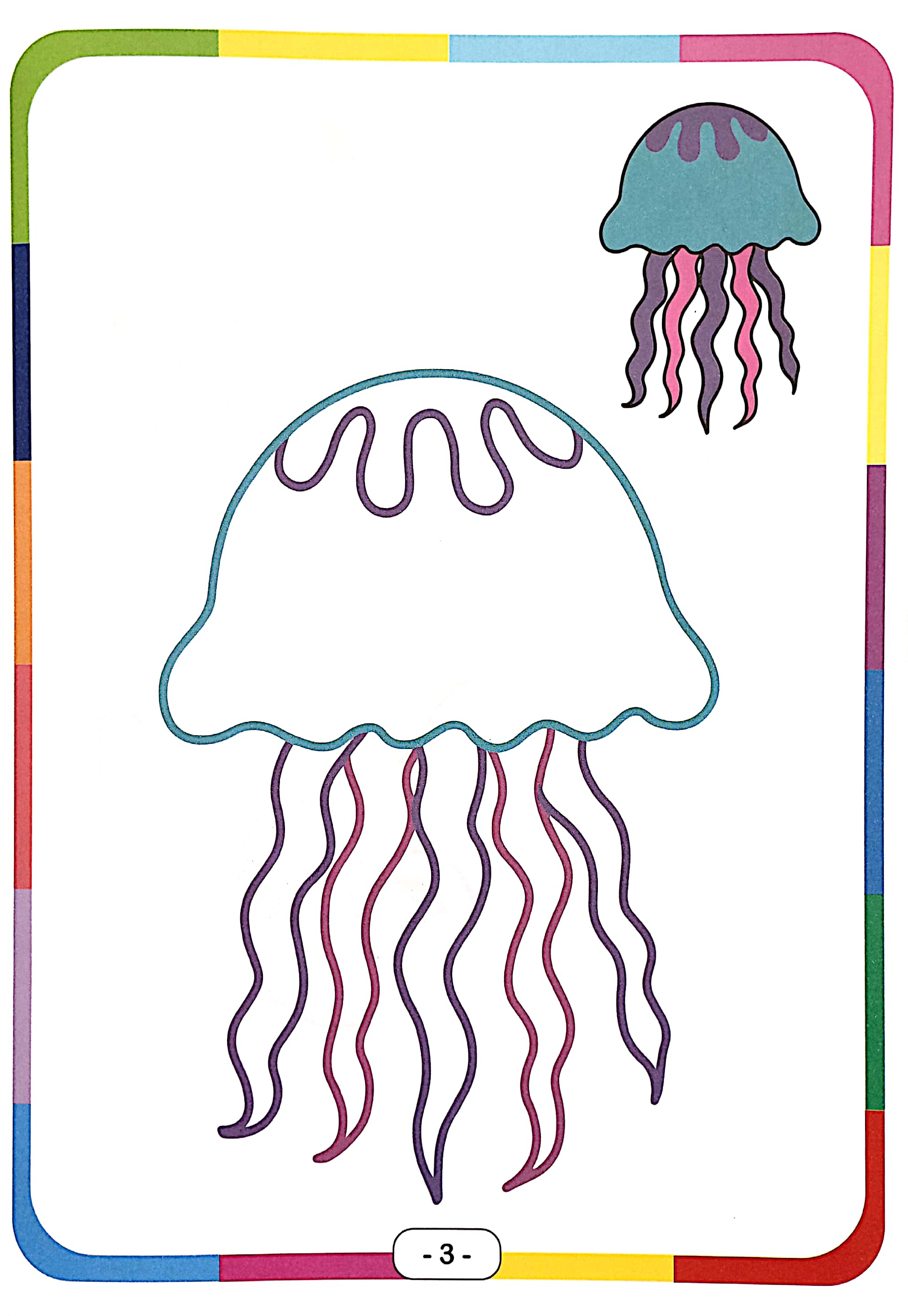 bé vui tô màu - động vật dưới nước - Ảnh 5