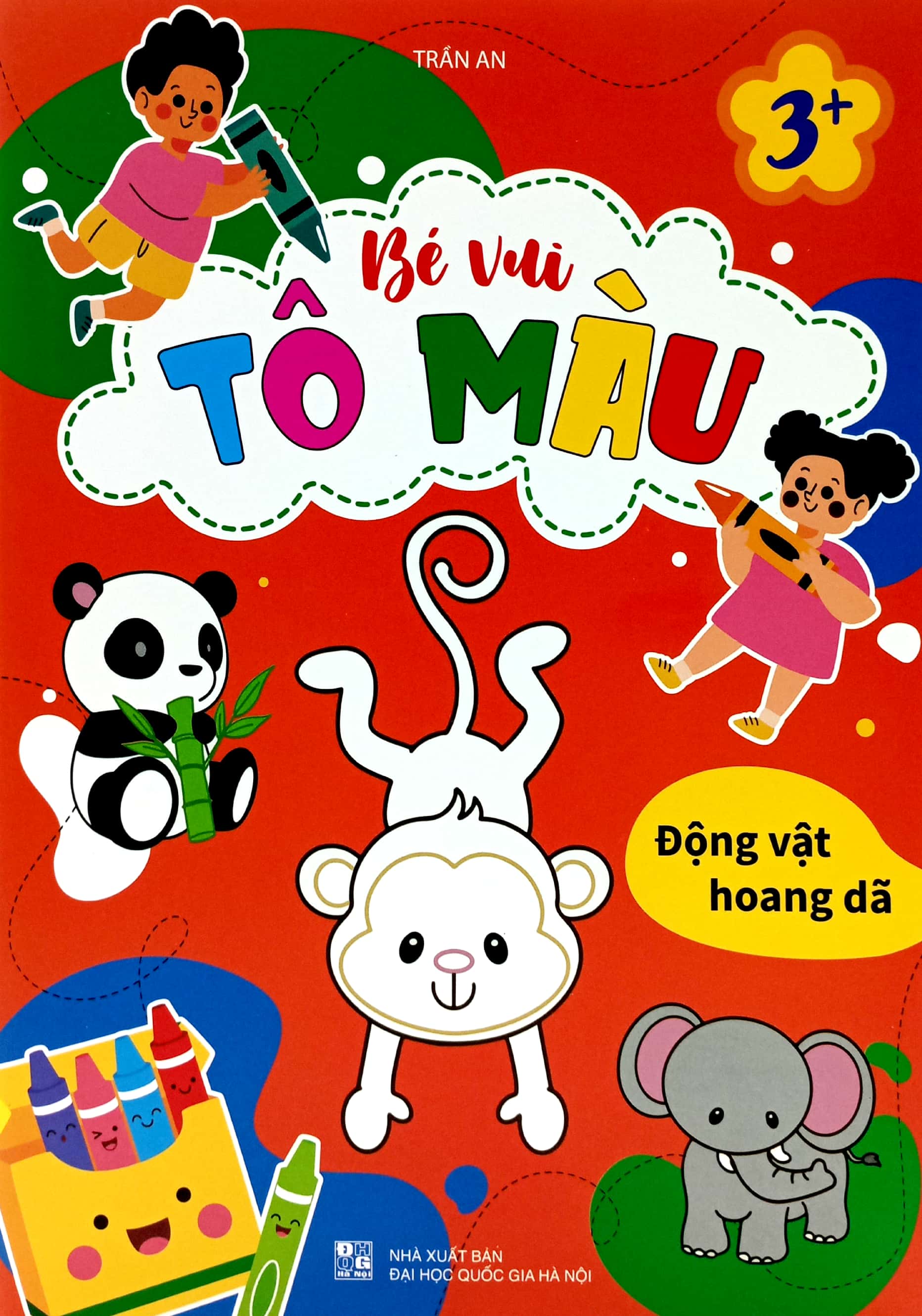 bé vui tô màu - động vật hoang dã - Ảnh 2