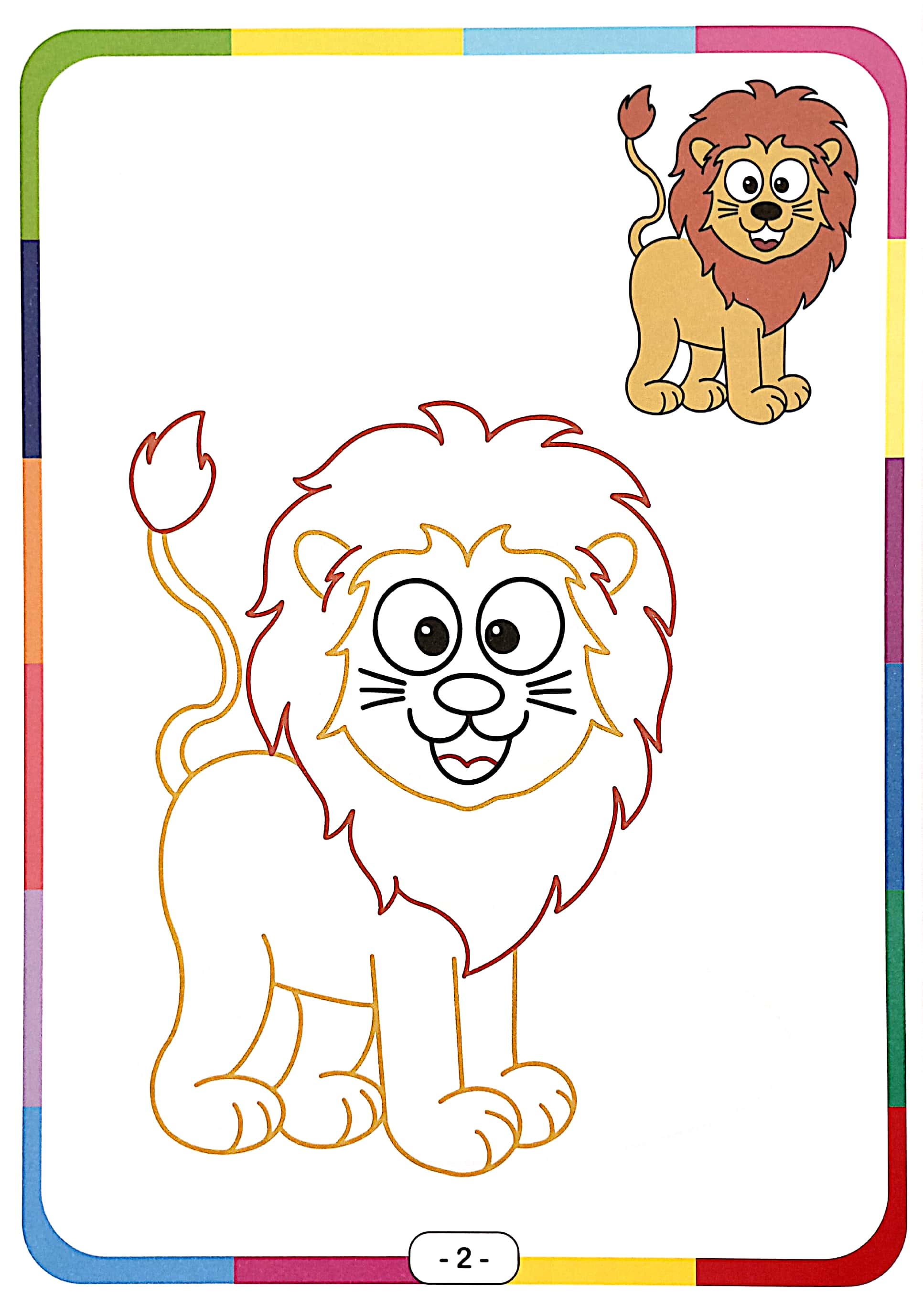 bé vui tô màu - động vật hoang dã - Ảnh 4