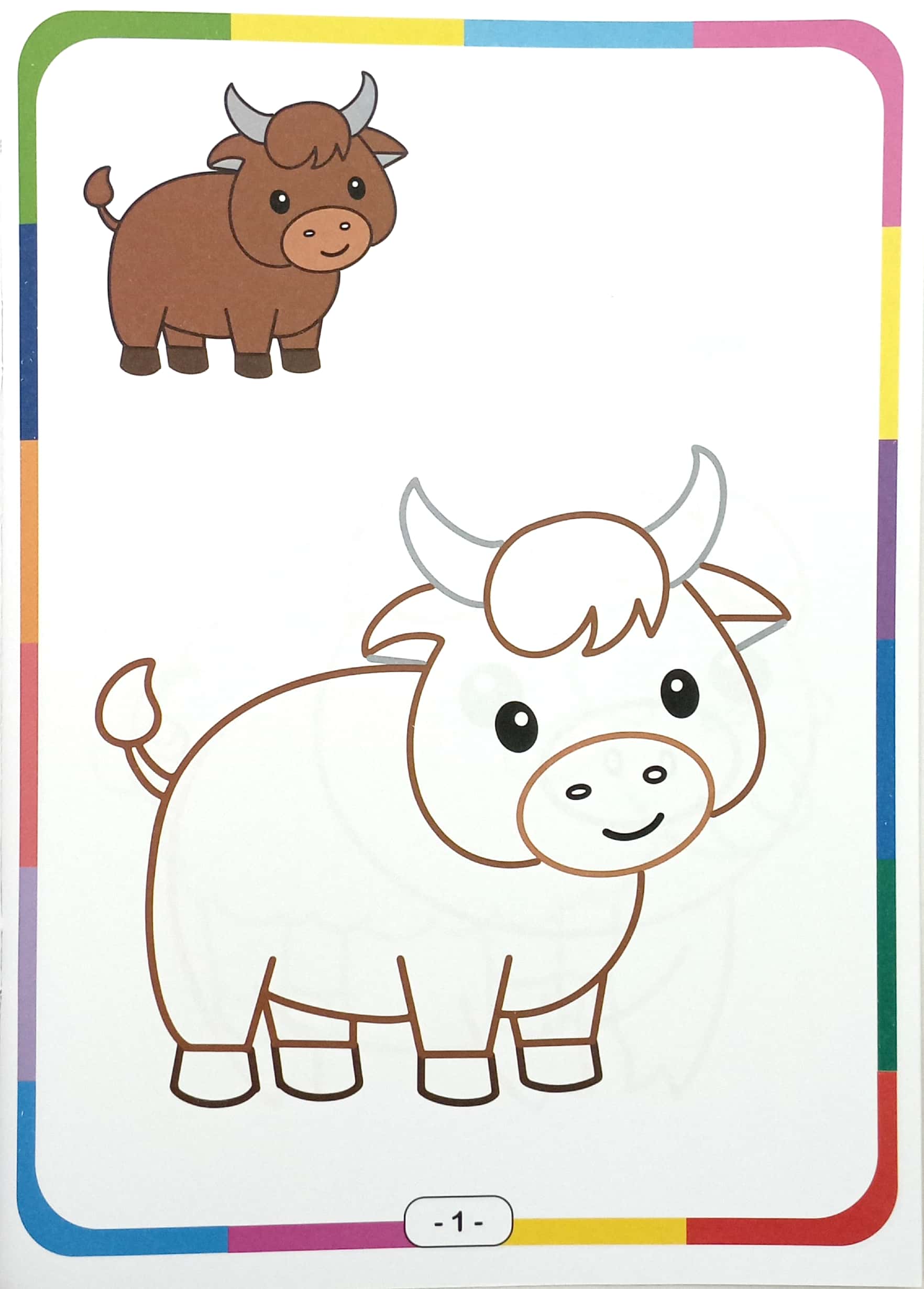 bé vui tô màu - động vật nuôi - Ảnh 3