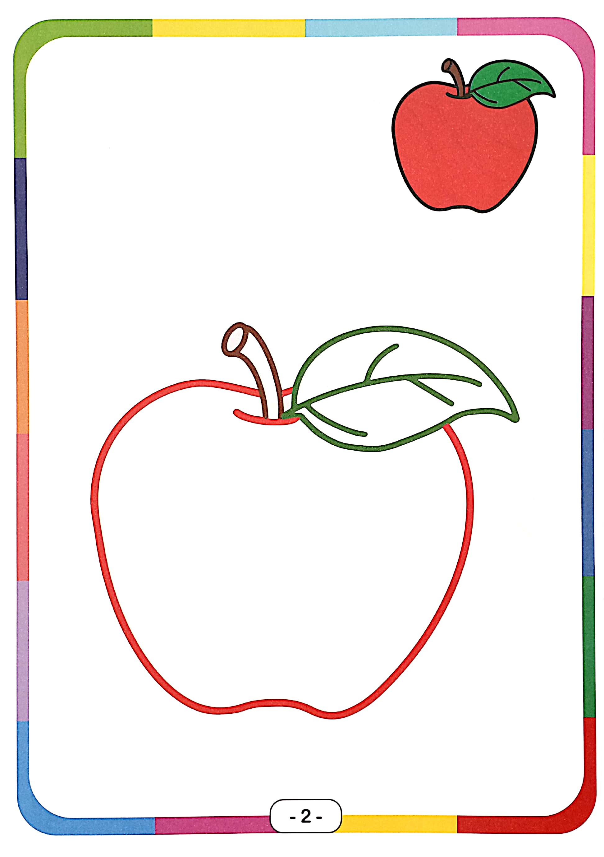 bé vui tô màu - hoa quả - Ảnh 4