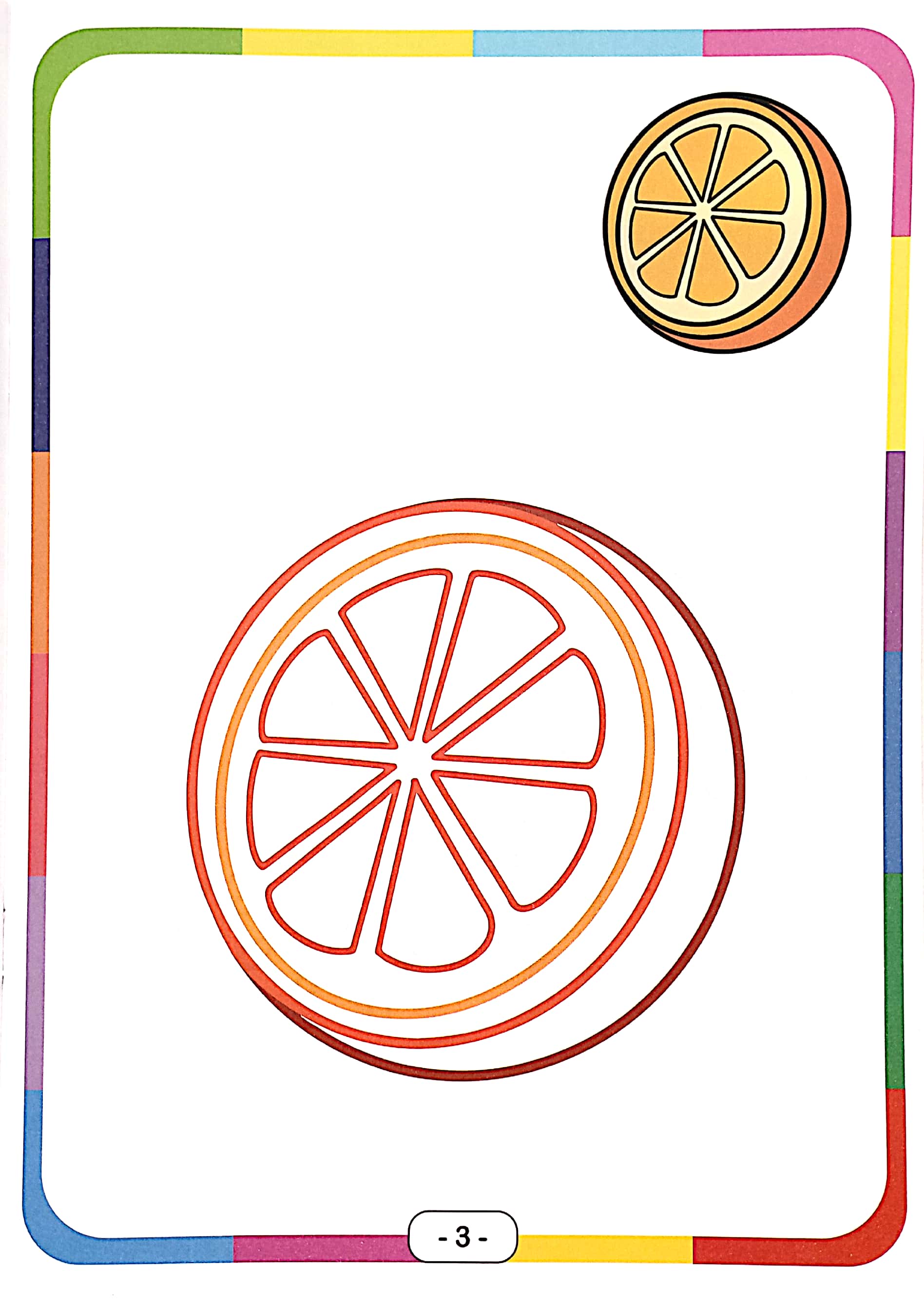 bé vui tô màu - hoa quả - Ảnh 5