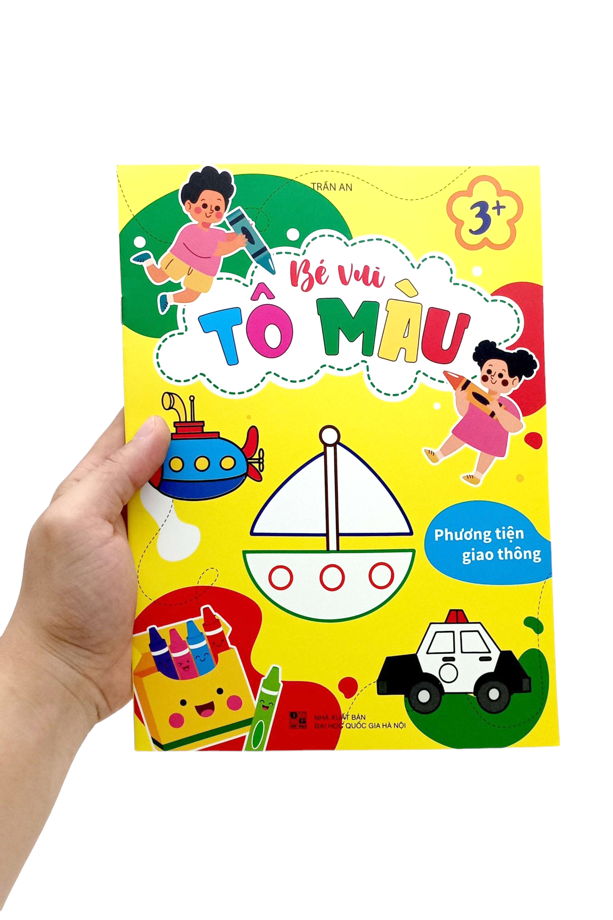 bé vui tô màu - phương tiện giao thông - Ảnh 7