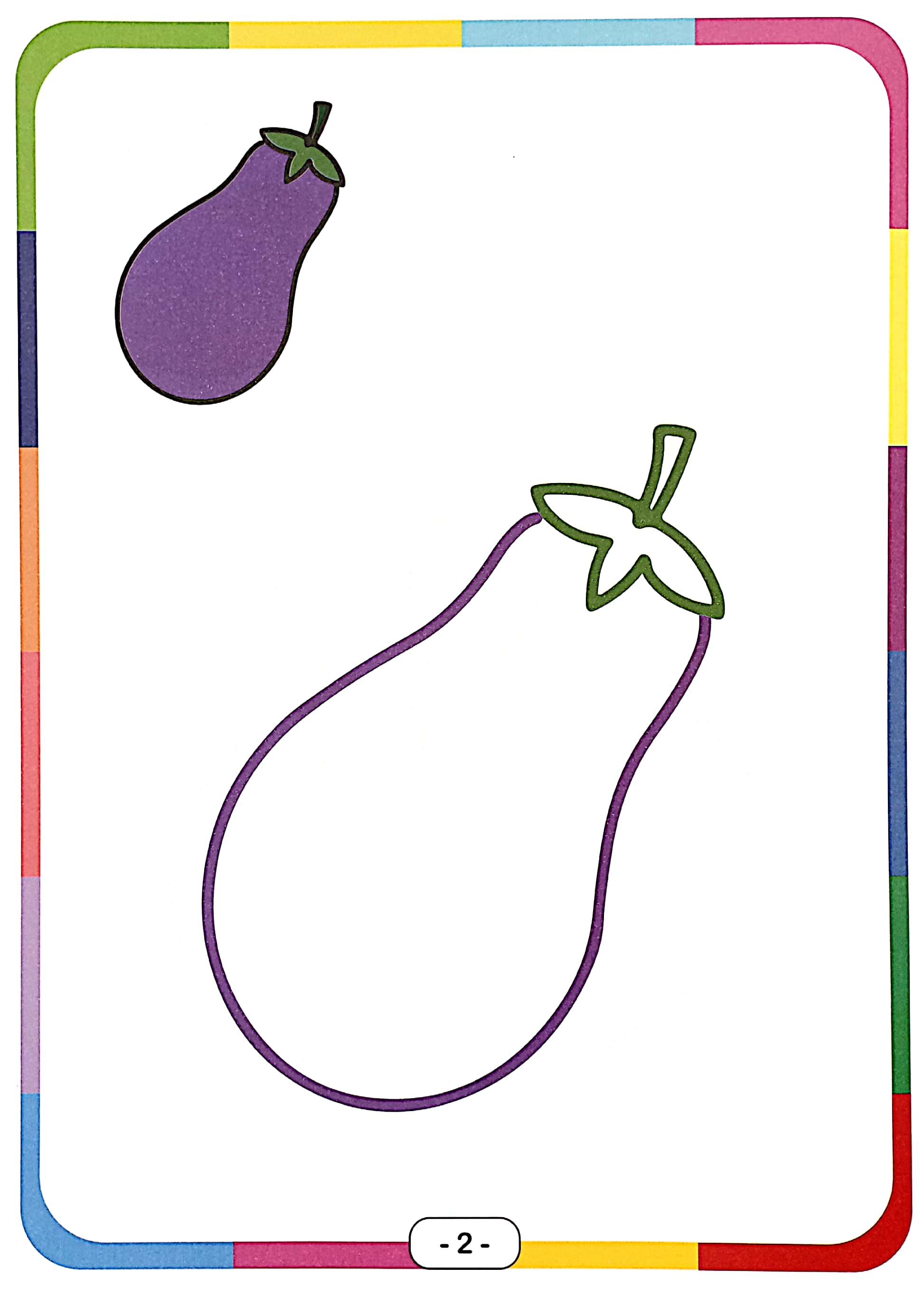 bé vui tô màu - rau củ - Ảnh 4