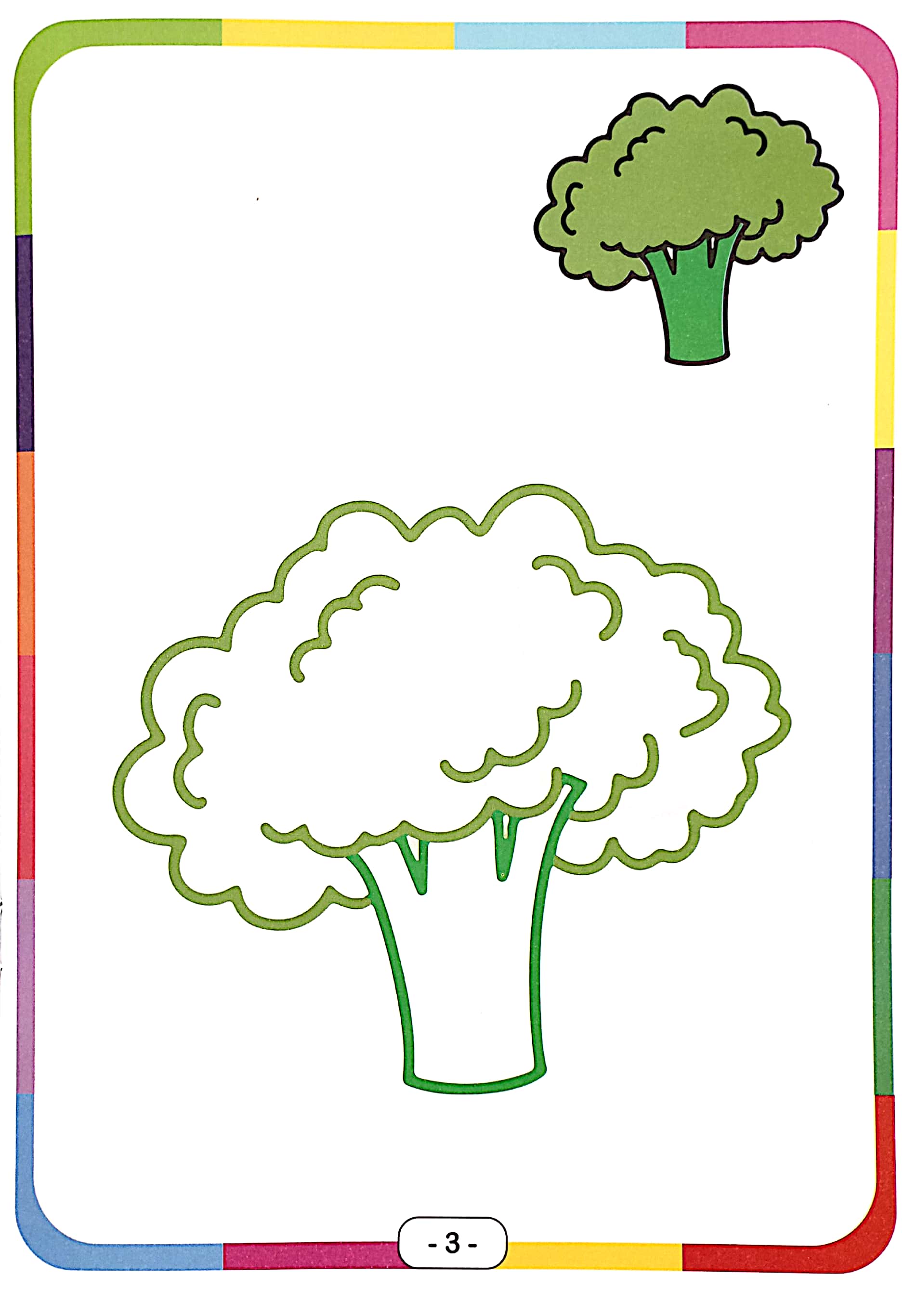 bé vui tô màu - rau củ - Ảnh 5