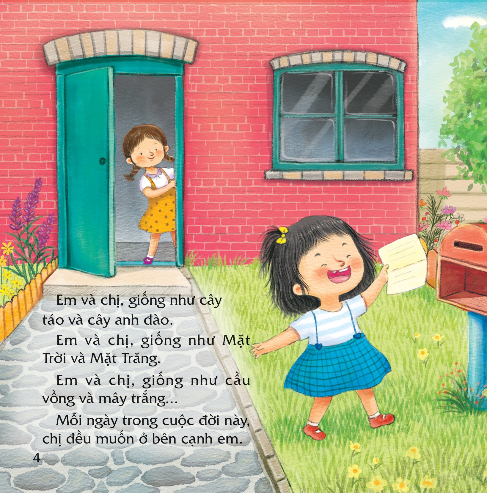 bé yêu cả nhà - chị yêu em lắm - Ảnh 4