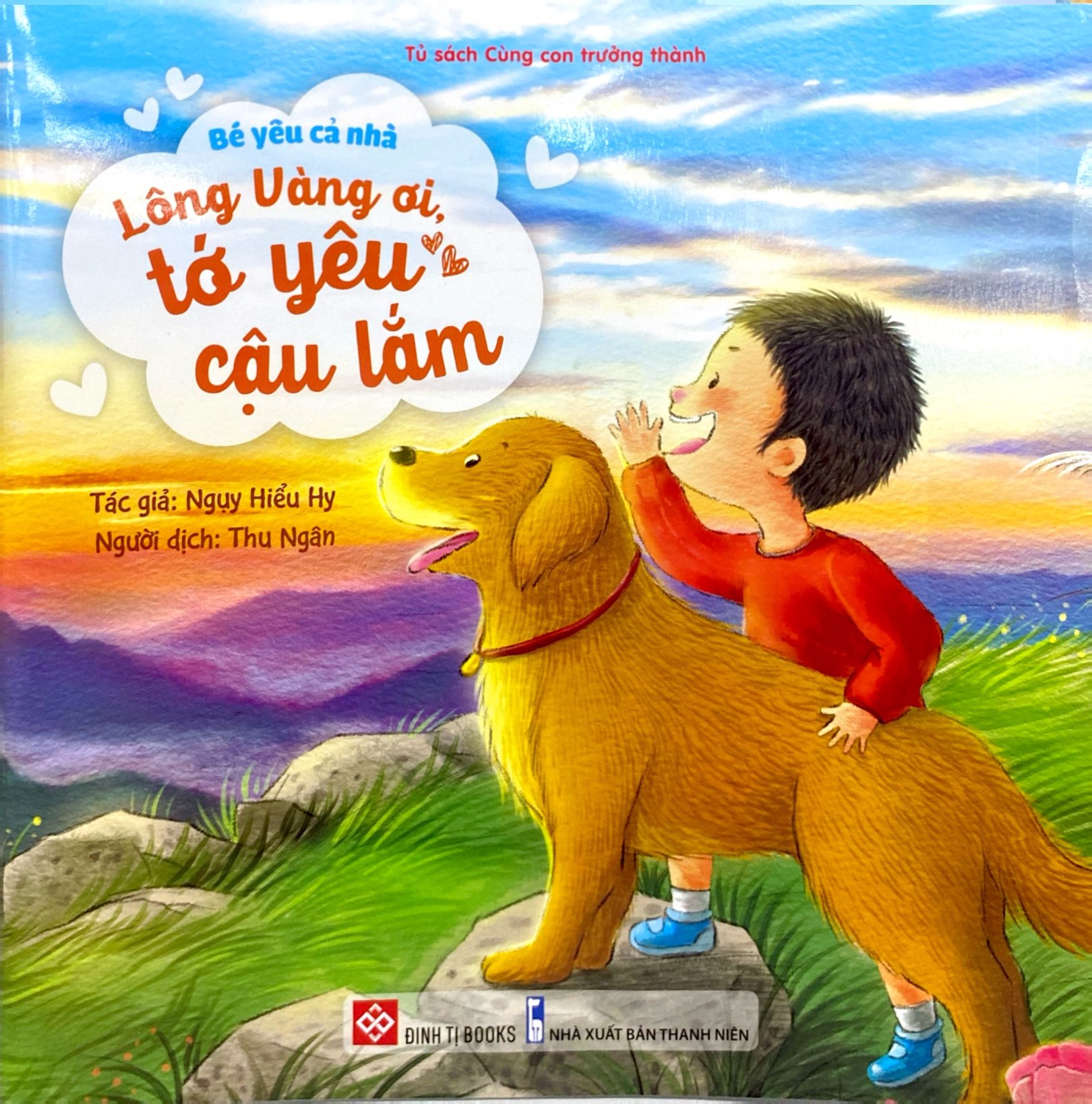 bé yêu cả nhà - lông vàng ơi, tớ yêu cậu lắm - Ảnh 3