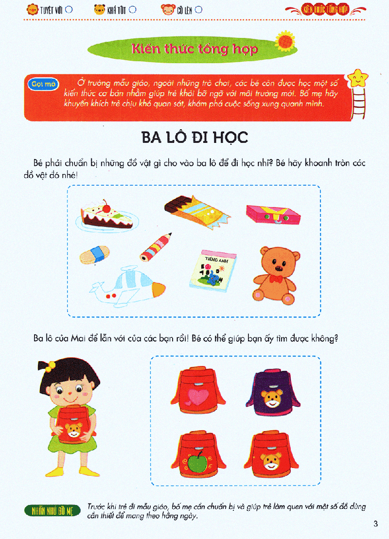 bé yêu đi mẫu giáo - rèn luyện iq (a) - Ảnh 3