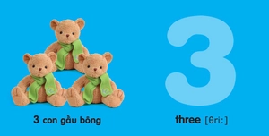 bé yêu đi mẫu giáo - số đếm (song ngữ anh - việt) - Ảnh 4