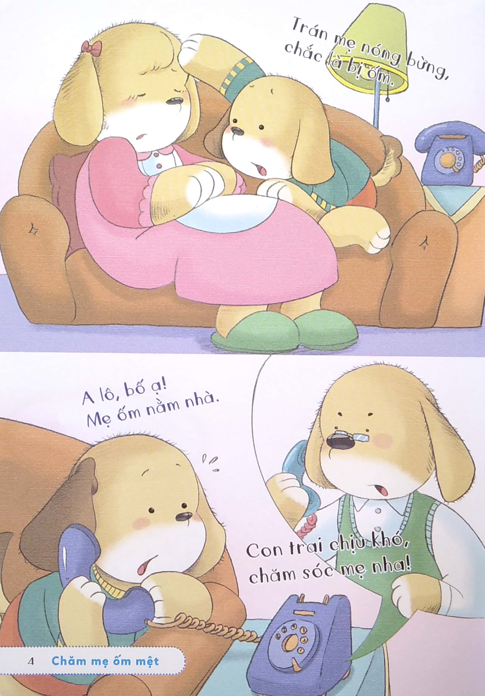 bé yêu ngoan ngoãn giỏi giang - chăm mẹ ốm mệt - Ảnh 4