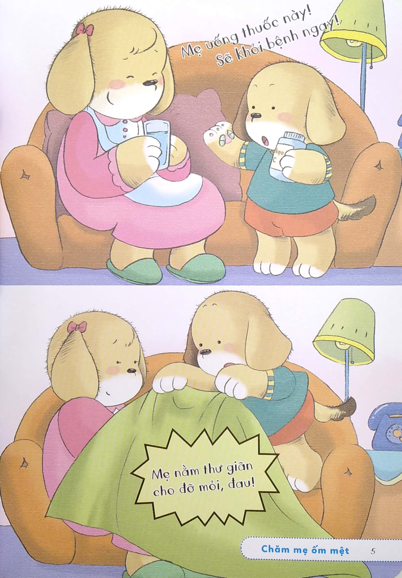 bé yêu ngoan ngoãn giỏi giang - chăm mẹ ốm mệt - Ảnh 5