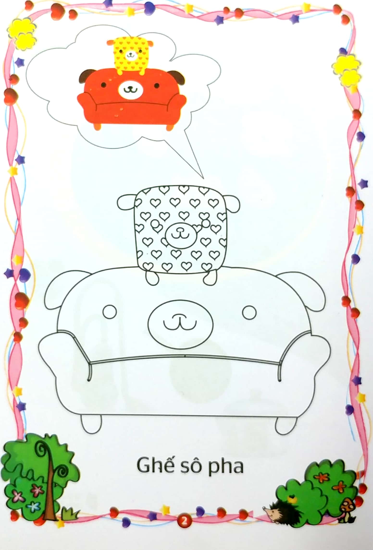 bé yêu tô màu - đồ dùng gia đình - Ảnh 3