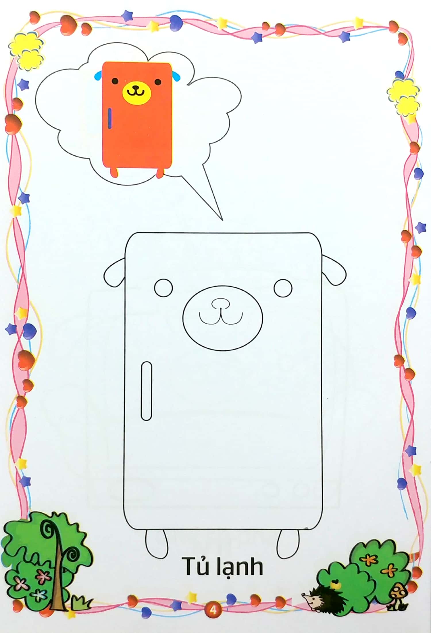 bé yêu tô màu - đồ dùng gia đình - Ảnh 5