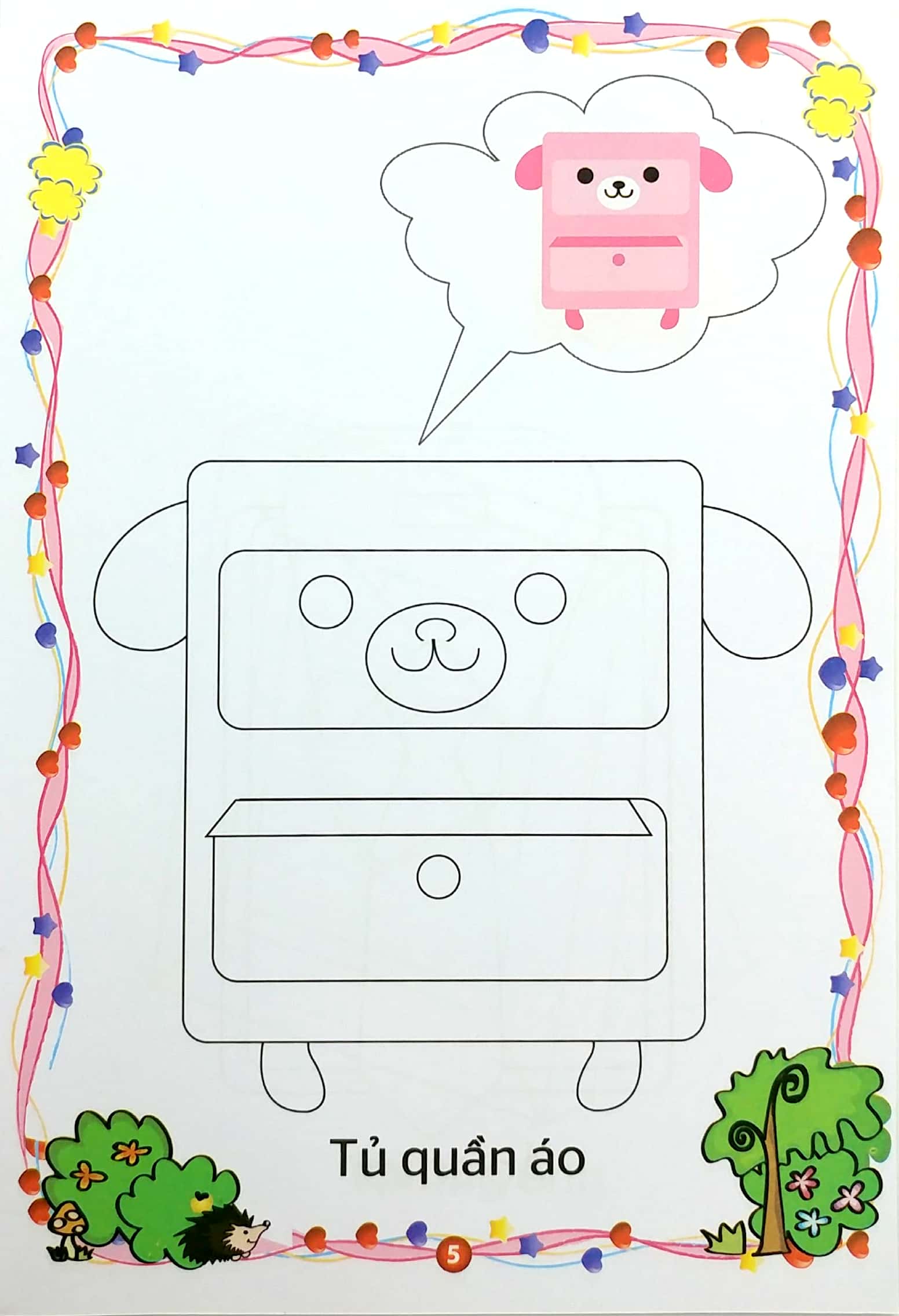 bé yêu tô màu - đồ dùng gia đình - Ảnh 6