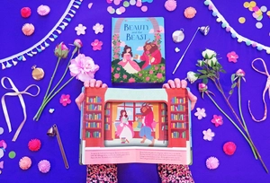beauty and the beast - window books - Ảnh 3